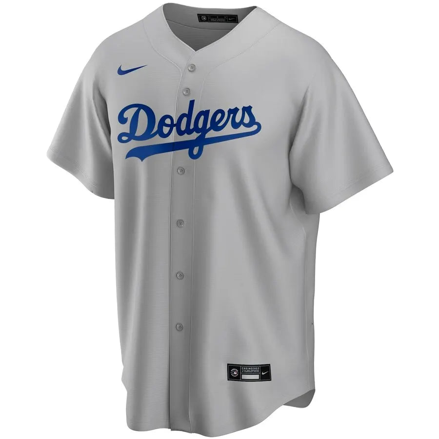 Bellinger #35 Dodgers Gray Jersey - Hình 2
