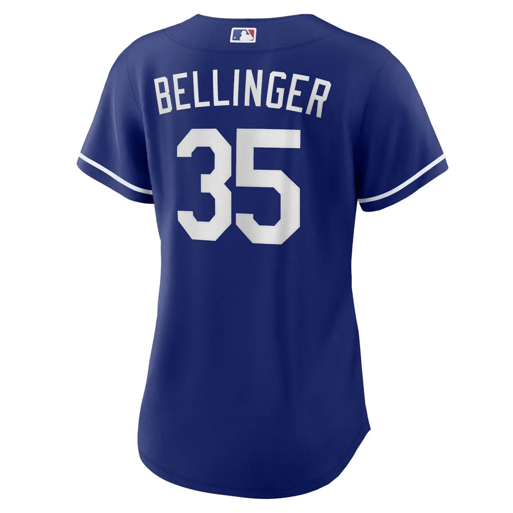 Bellinger Dodgers Royal Jersey Women - Hình 4