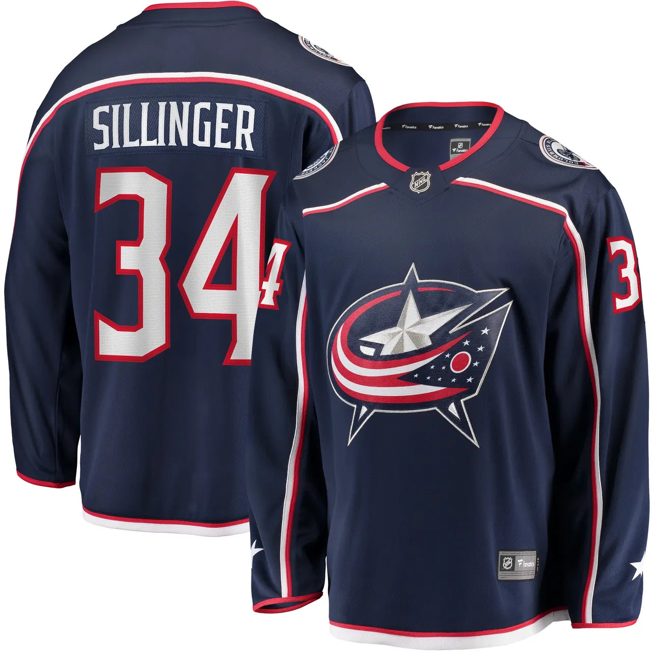 SILLINGER Blue Jackets Jersey