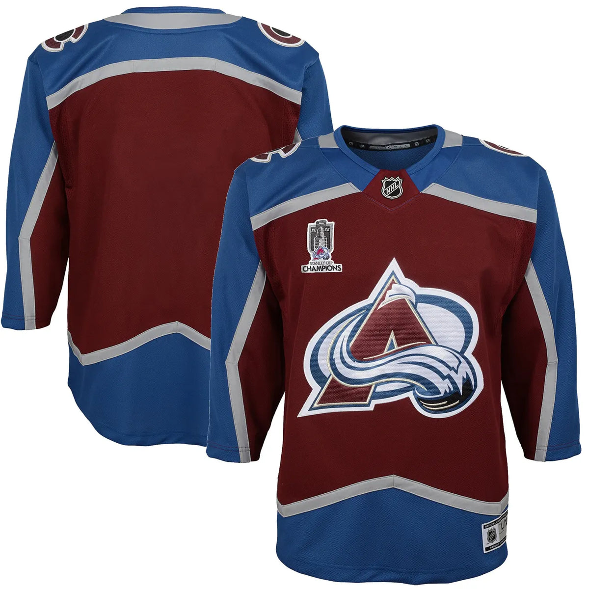 champions Avalanche Stanley Cup Jersey - Hình 2