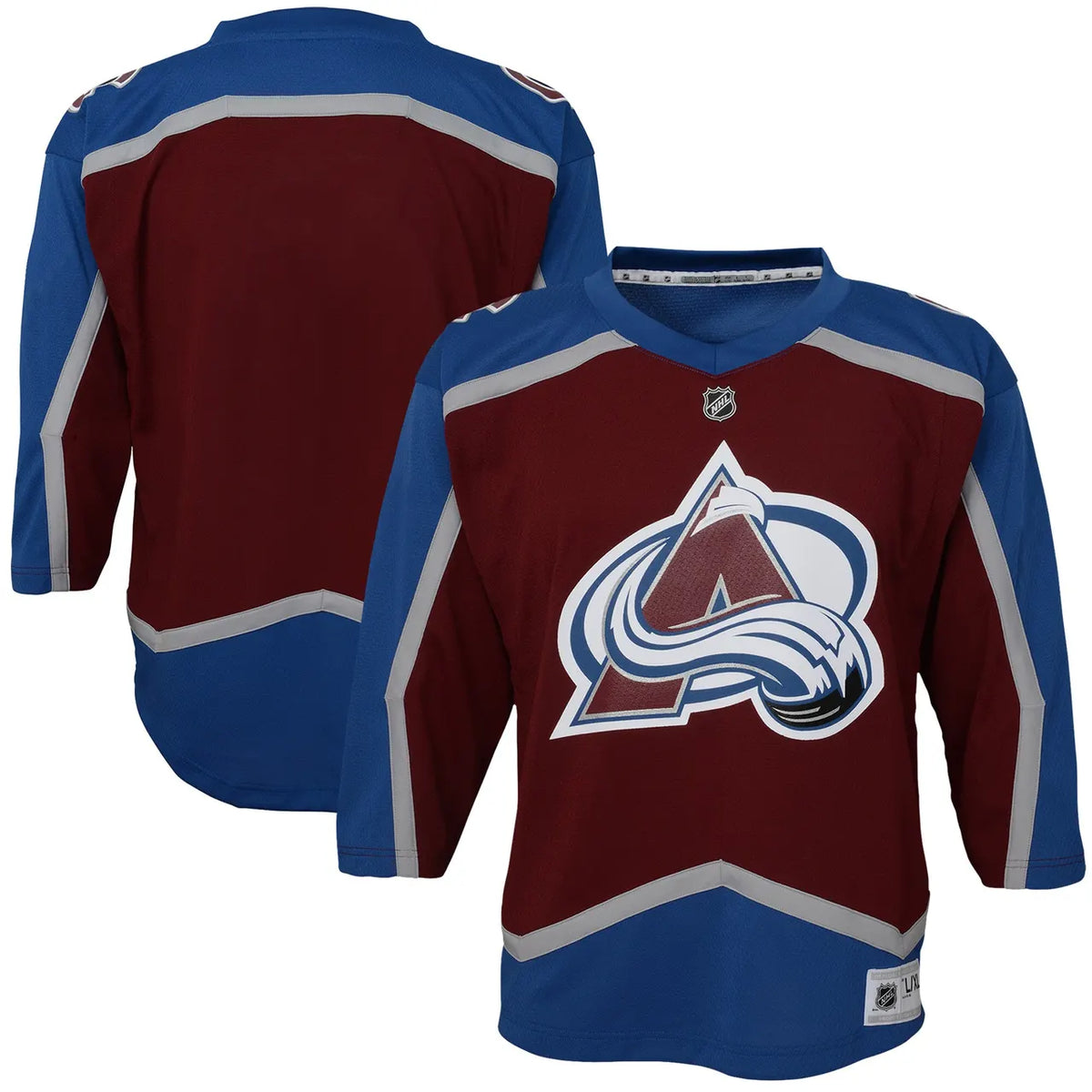 Avalanche Maroon Adidas Jersey - Hình 2