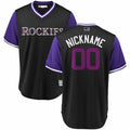 Majestic Rockies Black Jersey alternate