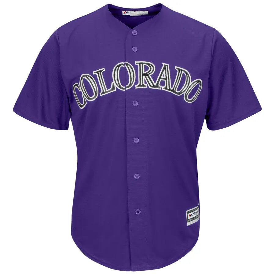 Rockies Purple Cool Base Jersey - Hình 2