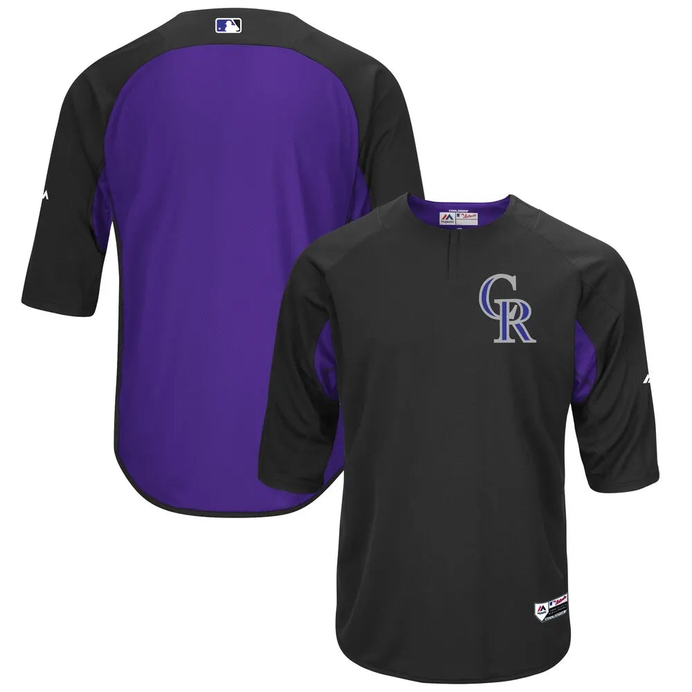 Rockies Black/Purple Jersey