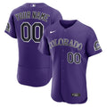 Rockies Purple Custom Jersey nike