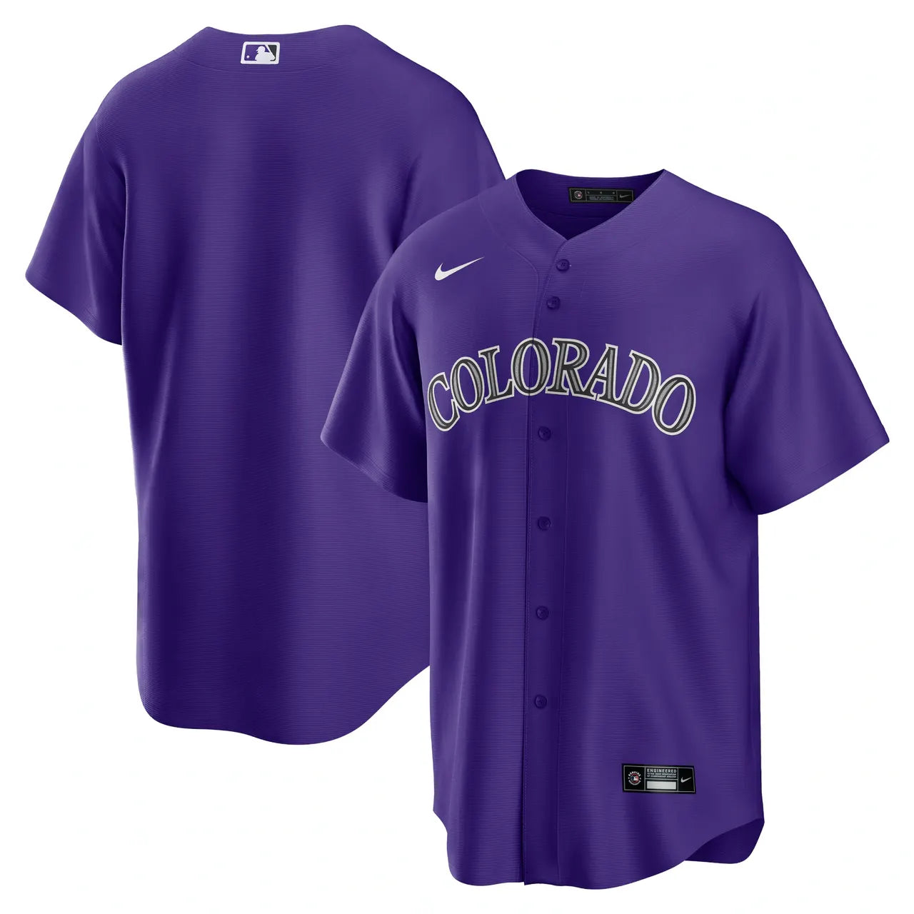 alternate Nike Rockies Purple Jersey - Hình 2