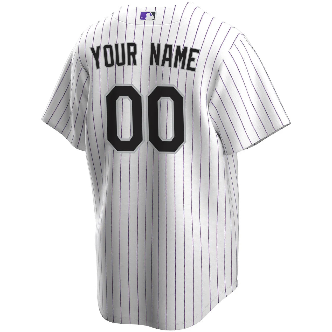 nike Rockies White Pinstripe Custom Jersey - Hình 4