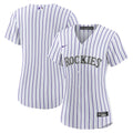 Rockies White Pinstripe Jersey nike