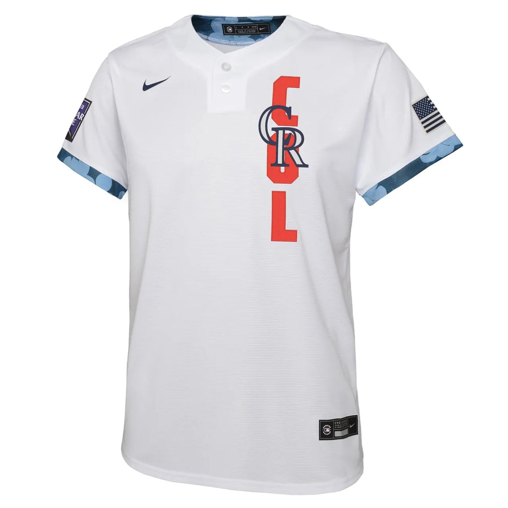 city Nike Rockies White Jersey