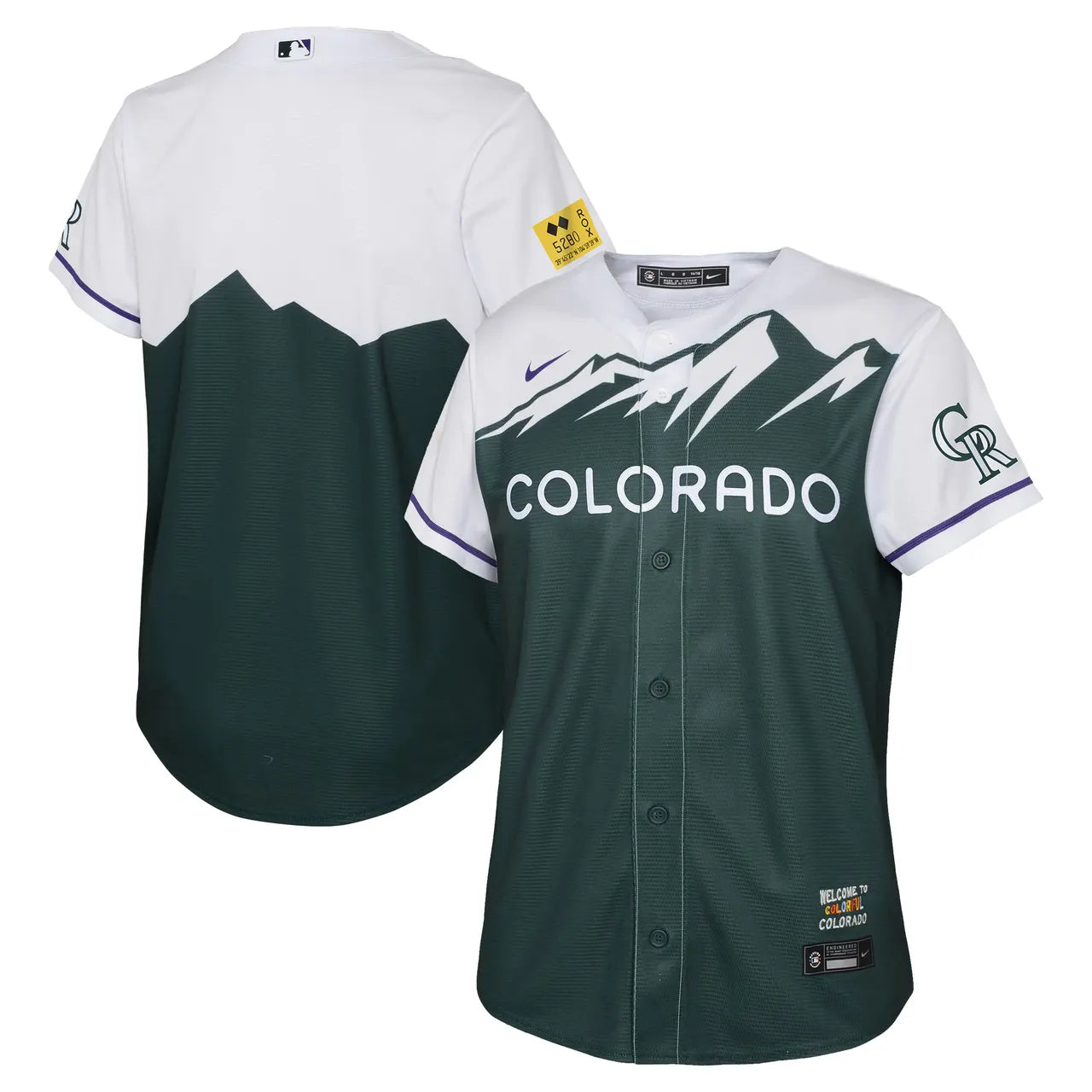 forest Nike Rockies City Connect Jersey