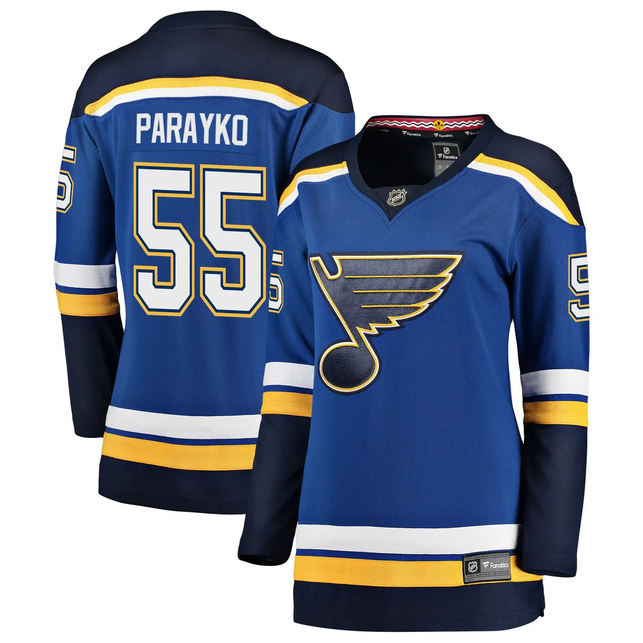 royal Fanatics Parayko Blues Jersey