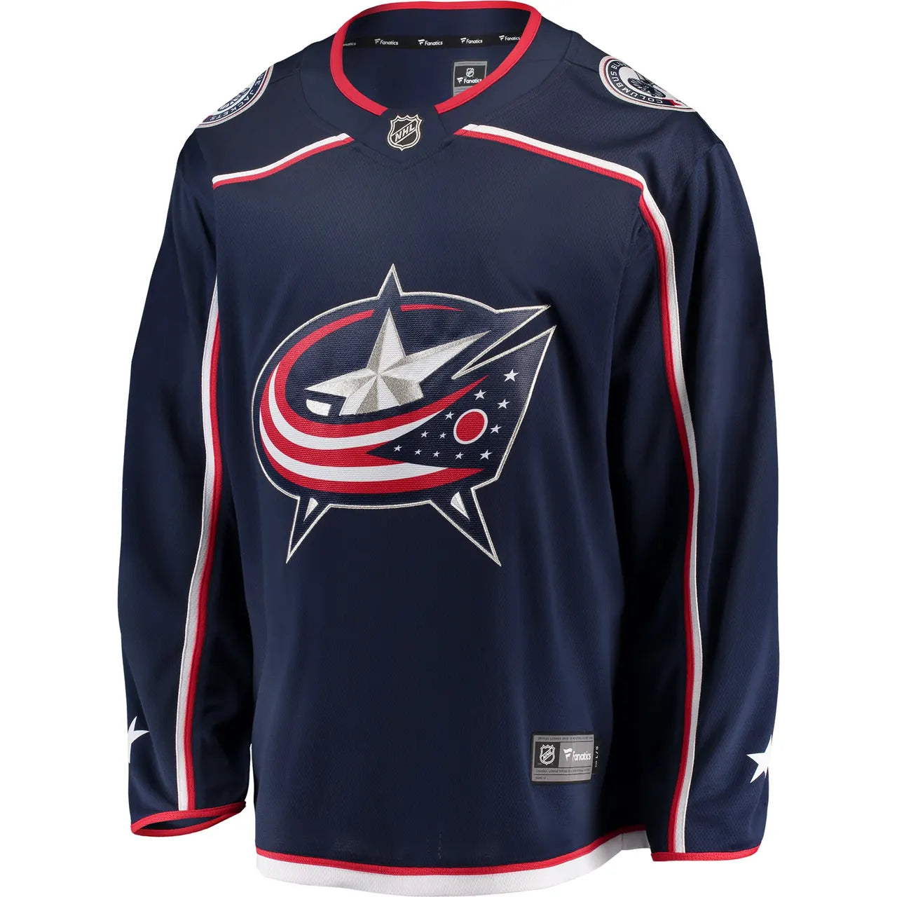 Columbus Blue Jackets Jersey Fanatics - Hình 3