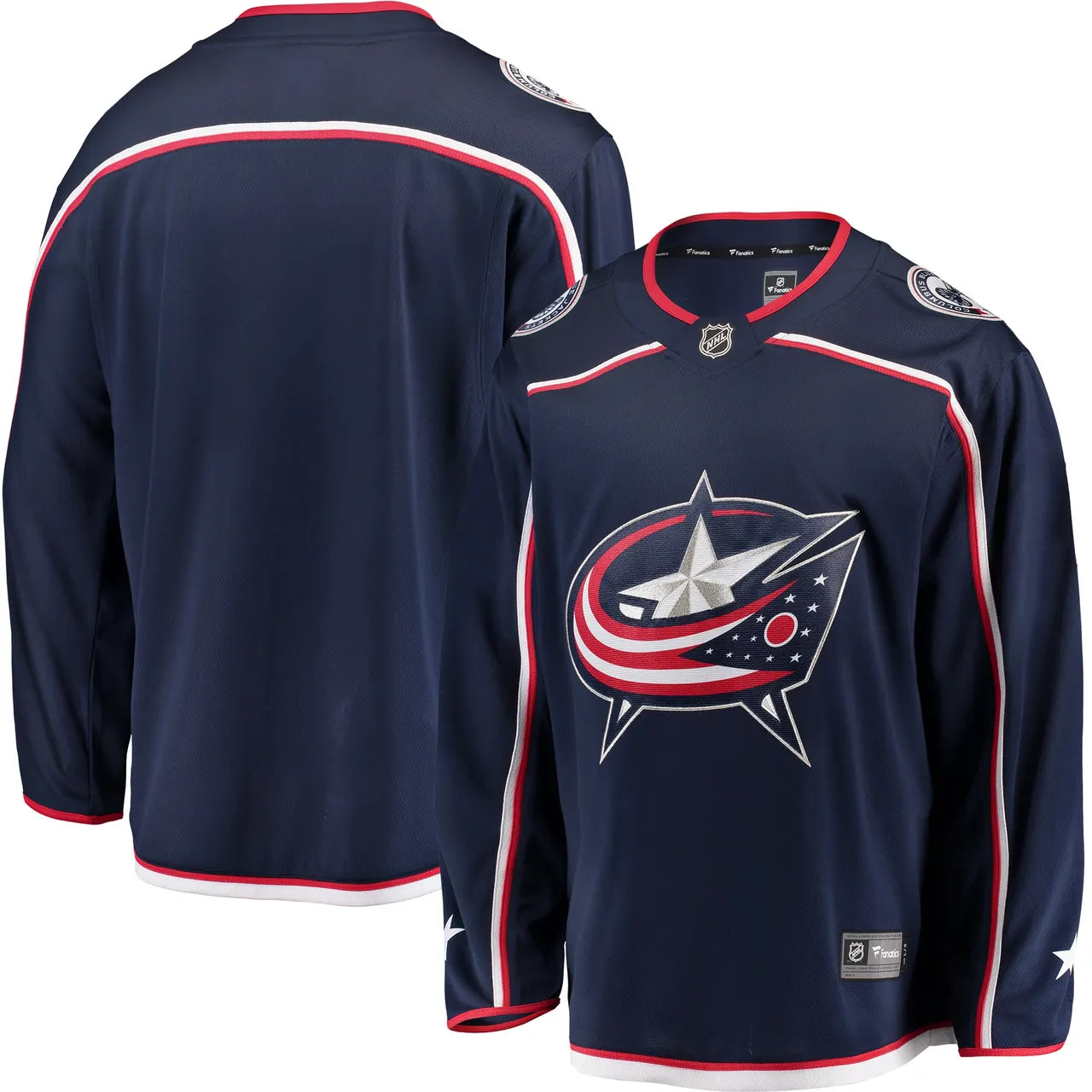 Columbus Blue Jackets Jersey Fanatics - Hình 2