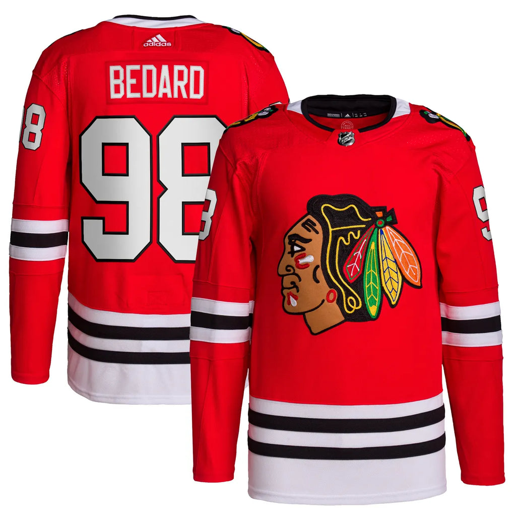 Adidas Bedard Blackhawks Jersey