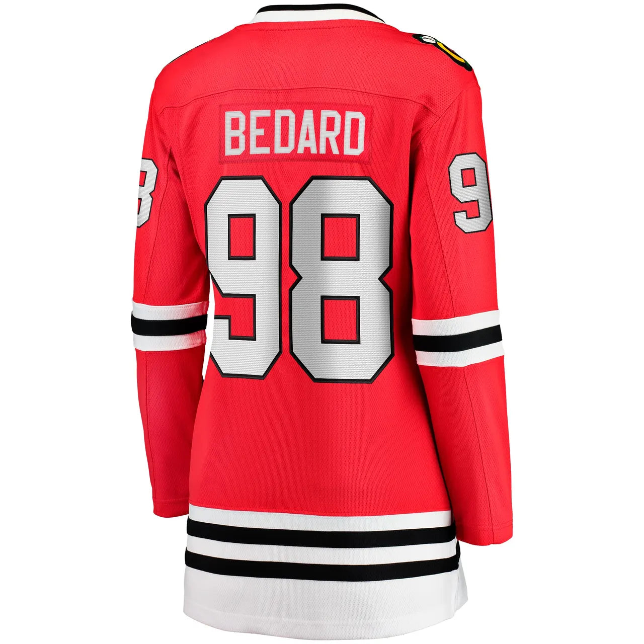 Bedard Blackhawks Red Jersey fanatics - Hình 3