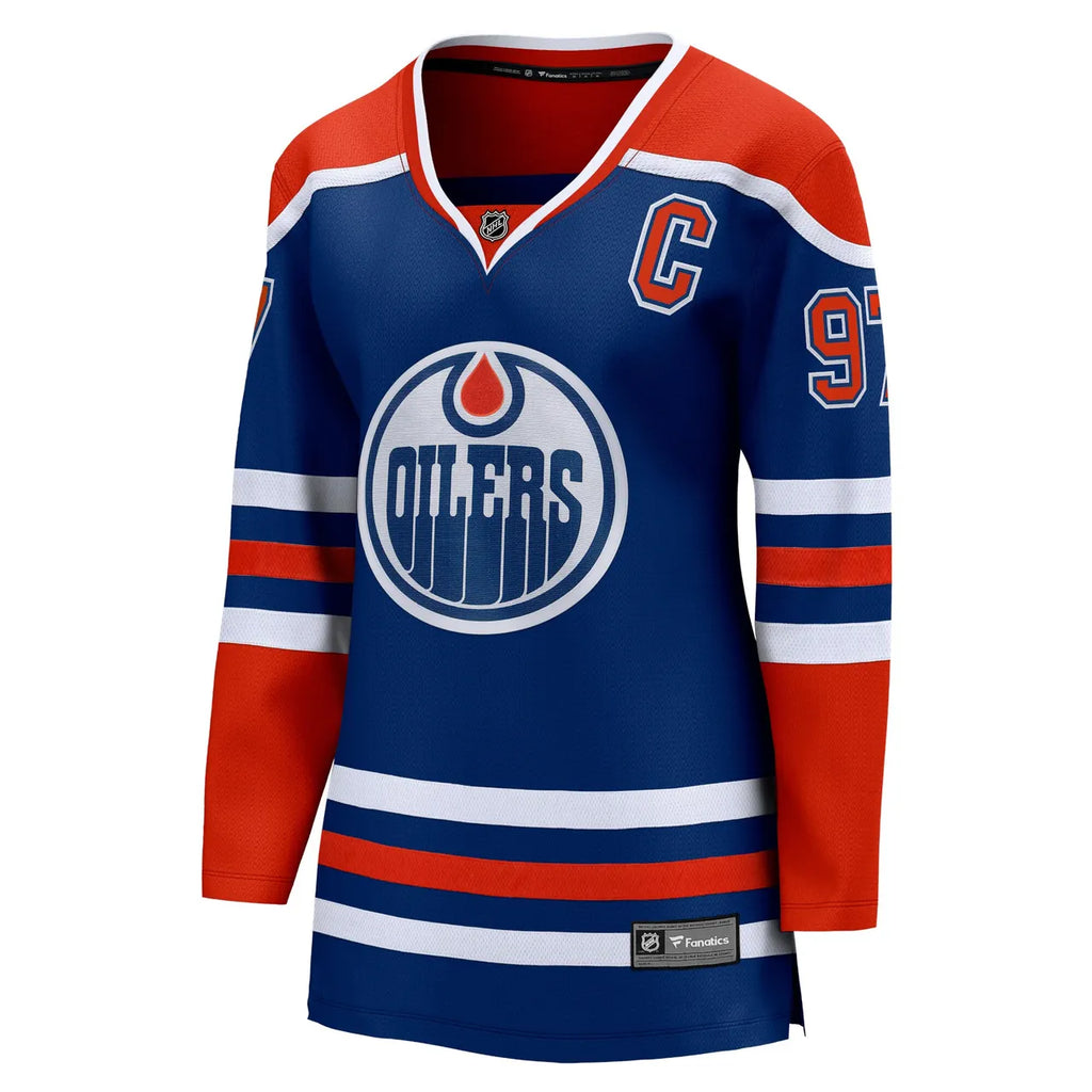 fanatics McDavid Oilers Navy Jersey - Hình 2