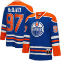 mitchell McDavid Oilers Blue Jersey