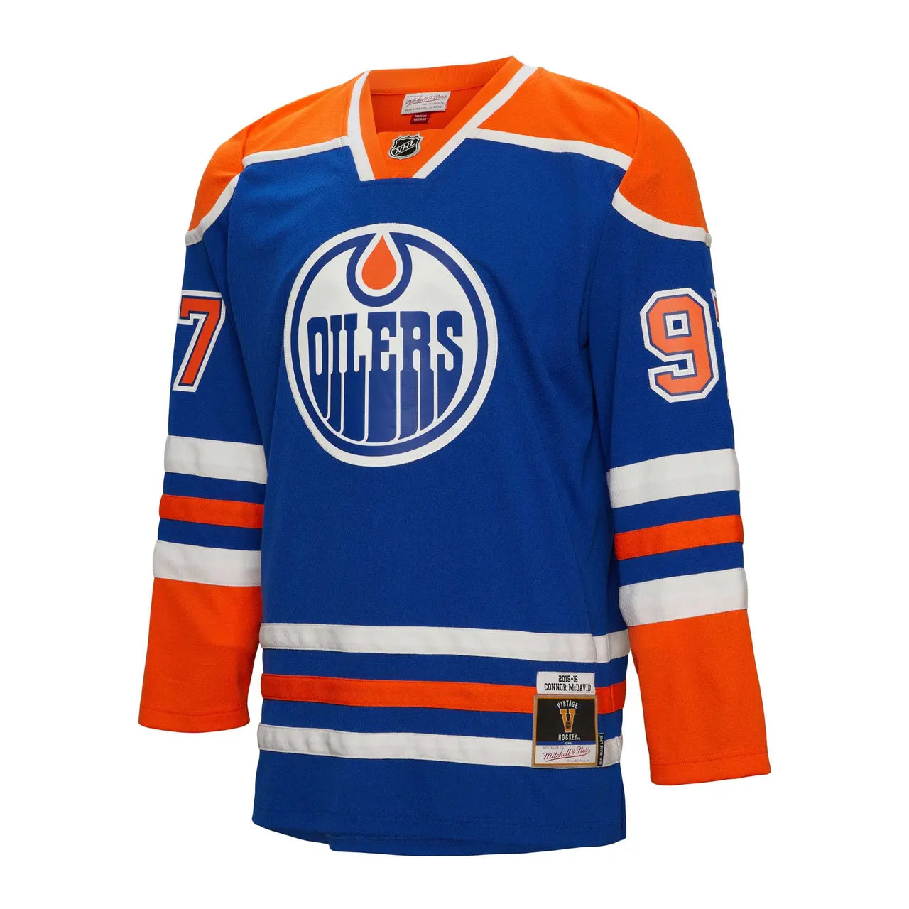 mitchell McDavid Oilers Blue Jersey - Hình 3
