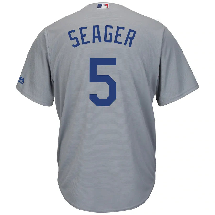 Dodgers Seager Grey Jersey - Hình 2
