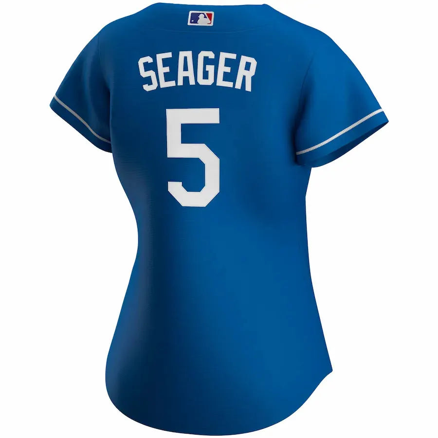 Corey Seager Dodgers Blue Jersey - Hình 3