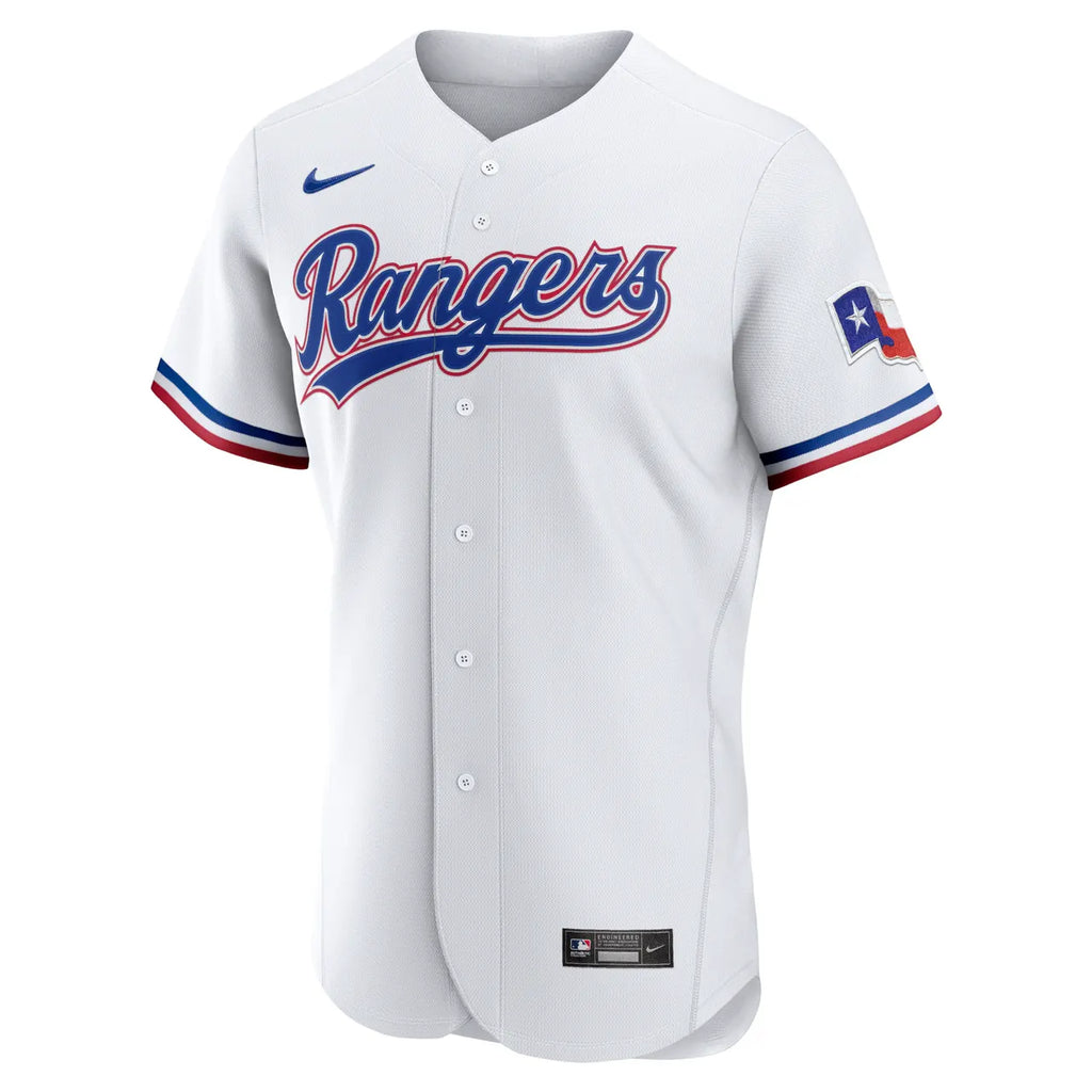 Corey Seager Rangers White Jersey - Hình 3