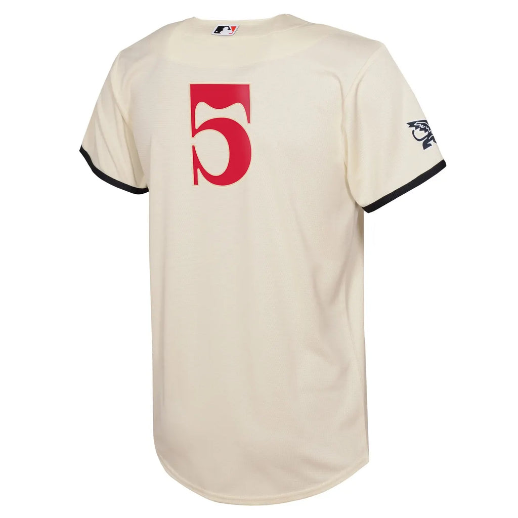 Rays Cream Alternate Jersey - Hình 3