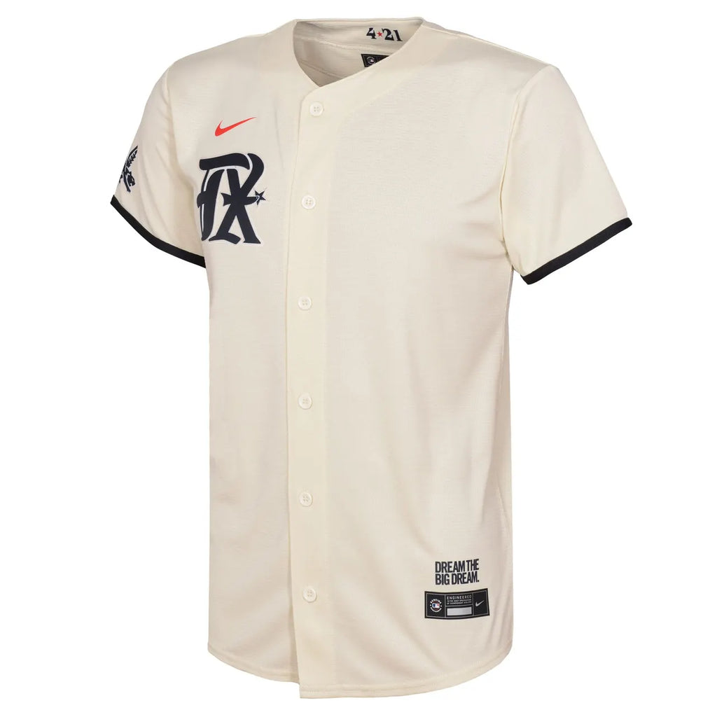 Rays Cream Alternate Jersey - Hình 2