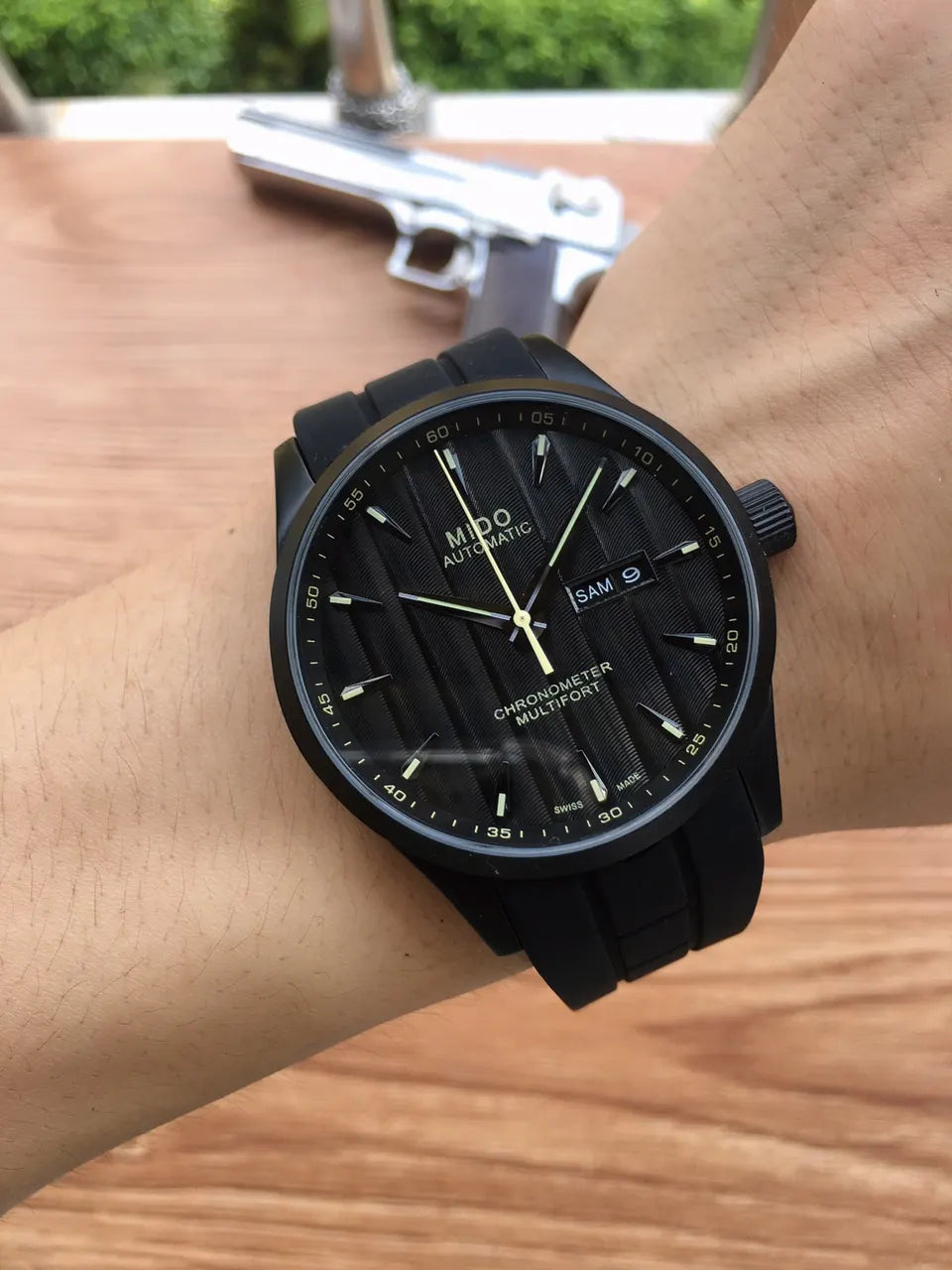Mido Black Rubber Watch