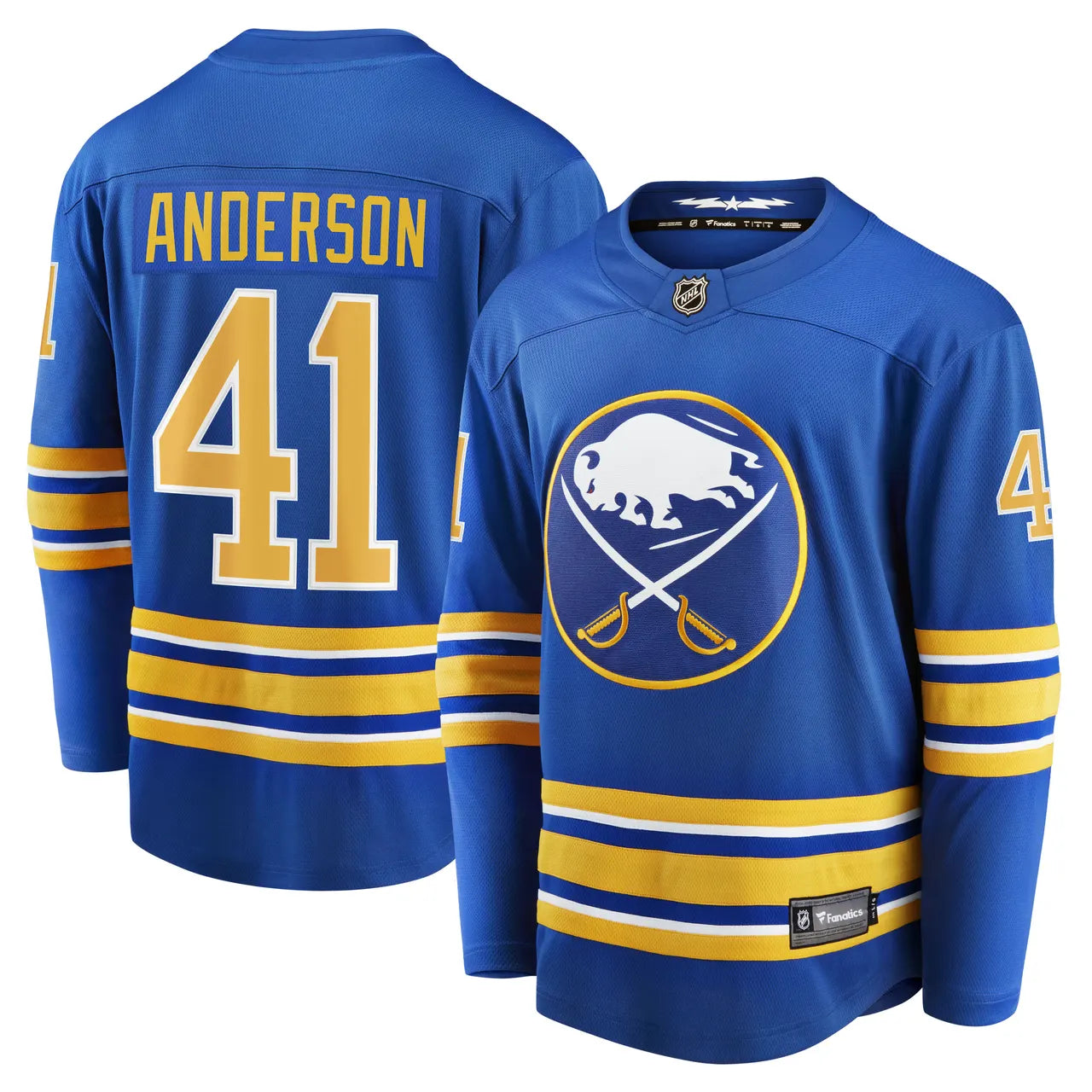 Anderson Sabres Blue Jersey - Hình 2
