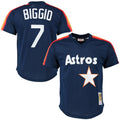 Biggio Astros Navy Throwback Jersey