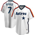 white Biggio Astros Throwback Jersey