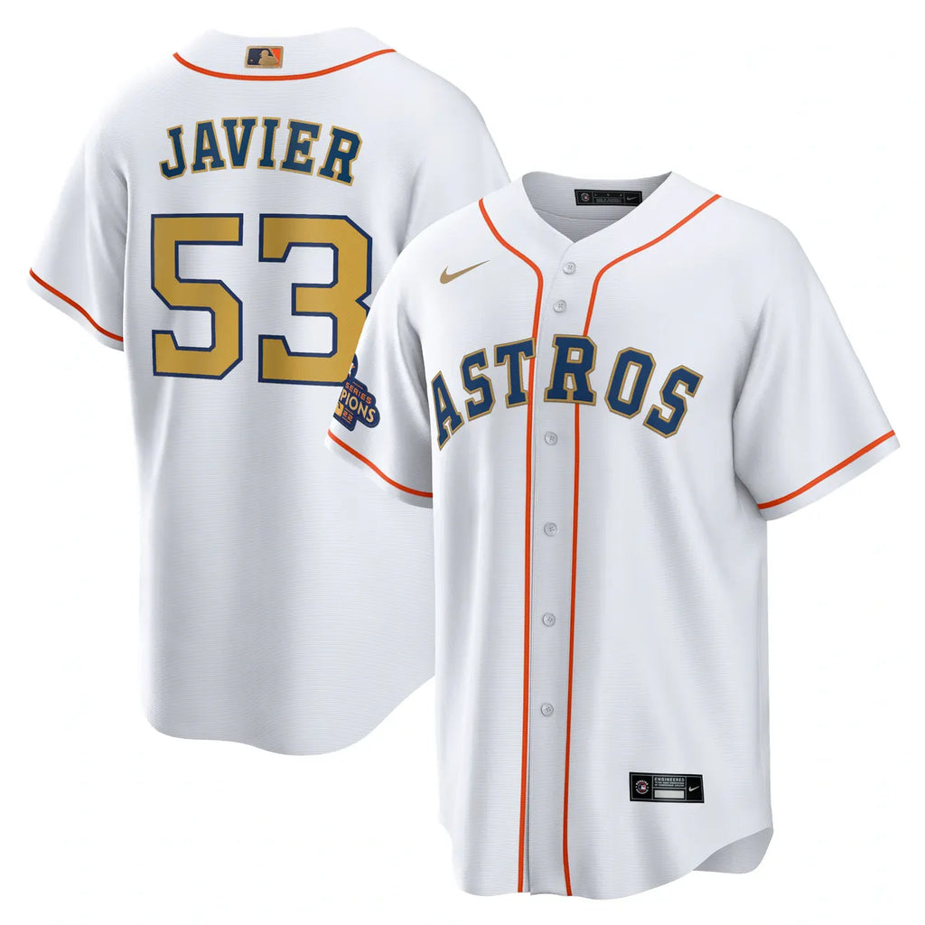 Javier Astros Nike White Jersey