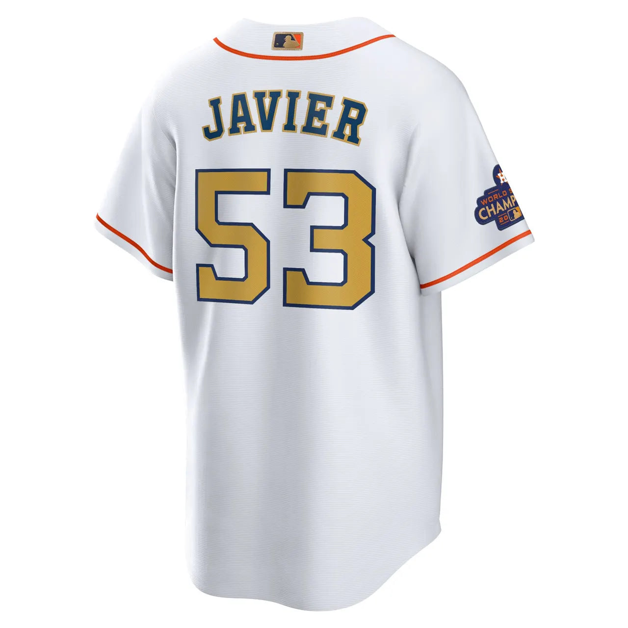 Javier Astros Nike White Jersey - Hình 4