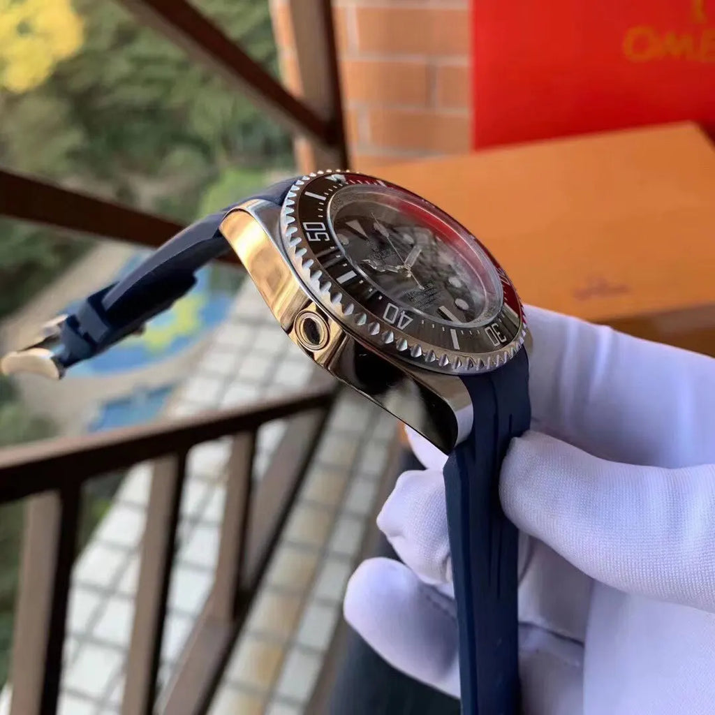 Rolex Blue Rubber Strap - Hình 3