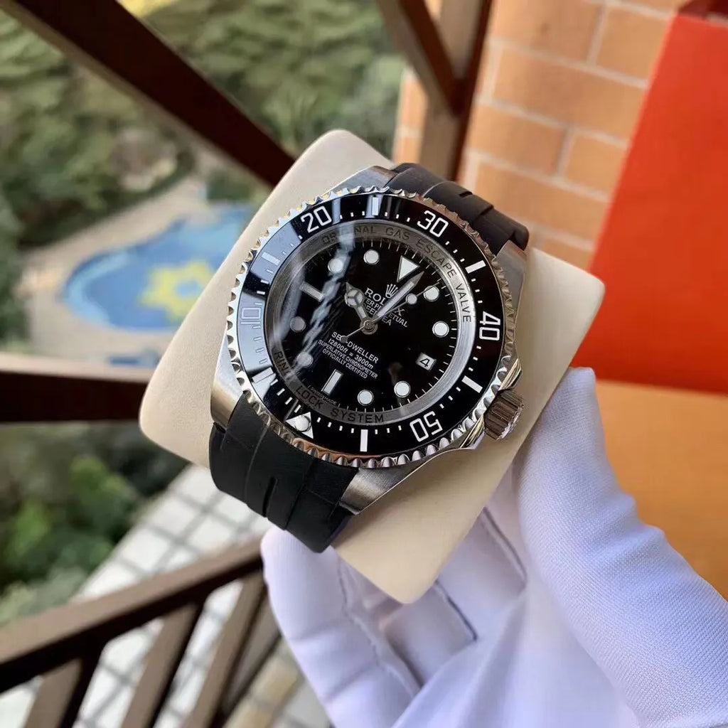 Rolex Blue Rubber Strap - Hình 7