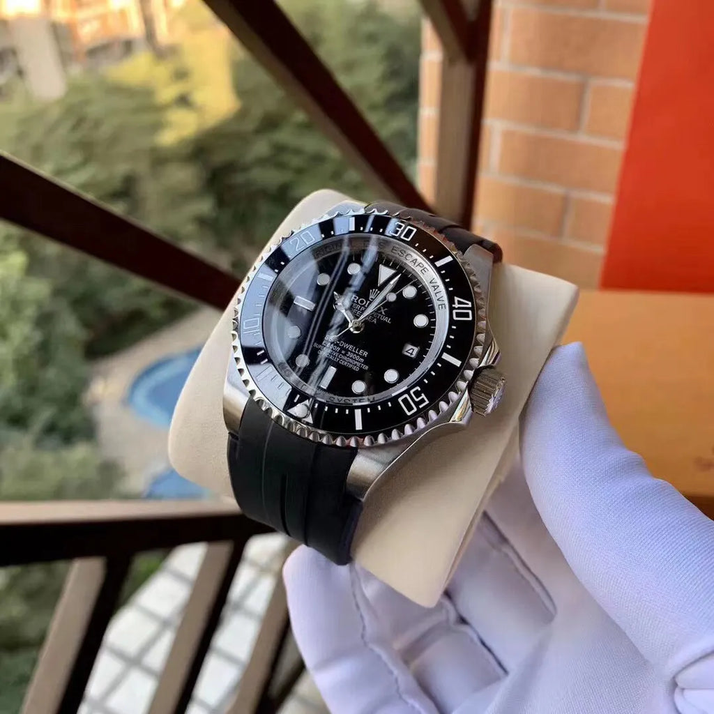 Rolex Blue Rubber Strap - Hình 4