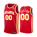personalized Nike Atlanta Hawks Red Custom Jersey