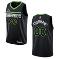Jordan Timberwolves Black Jersey