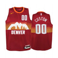 Denver Nuggets Maroon Custom Jersey