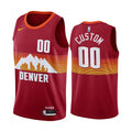 Nuggets Maroon Custom Jersey