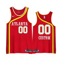 nike Atlanta Hawks Red Custom Jersey