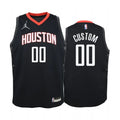 Jordan Rockets Black Custom Jersey houston