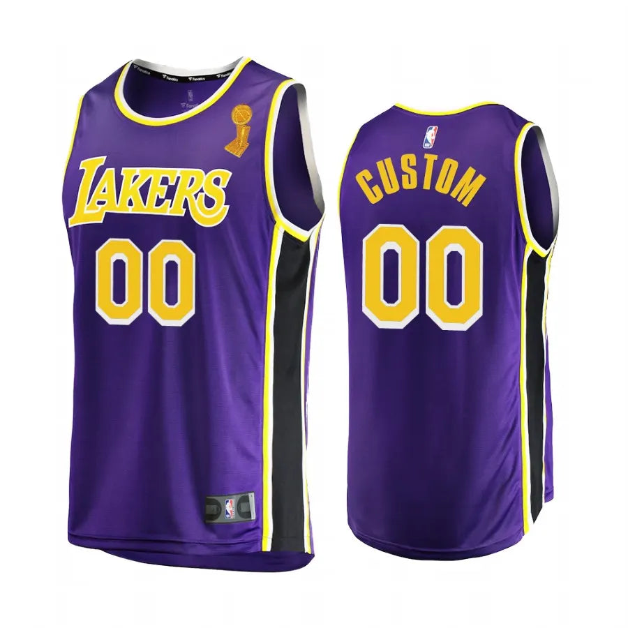 Lakers Purple Custom Jersey fanatics