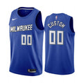 nike Bucks Blue Custom Jersey