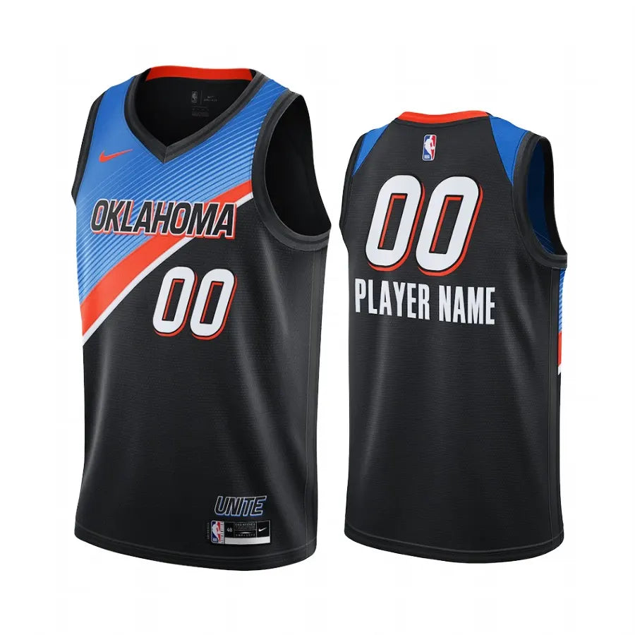 nike Thunder Black Custom Jersey