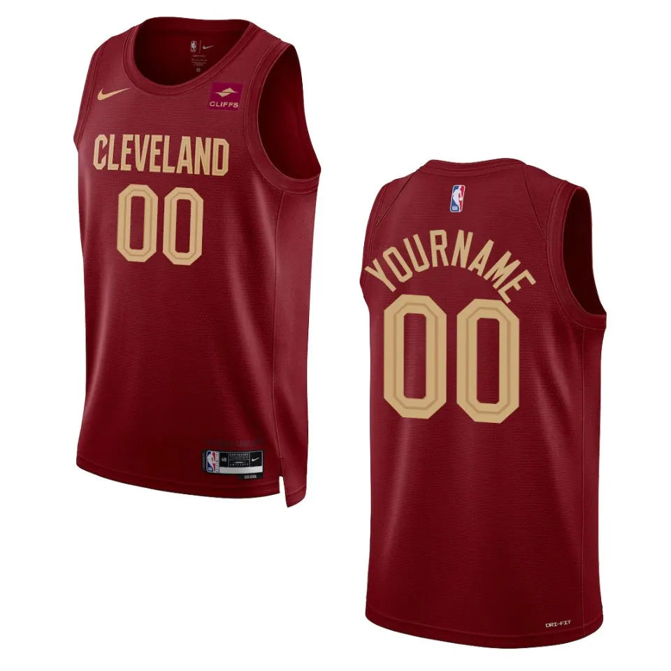 nike Cavaliers Maroon Custom Jersey