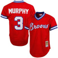 Murphy #3 Braves Red Jersey