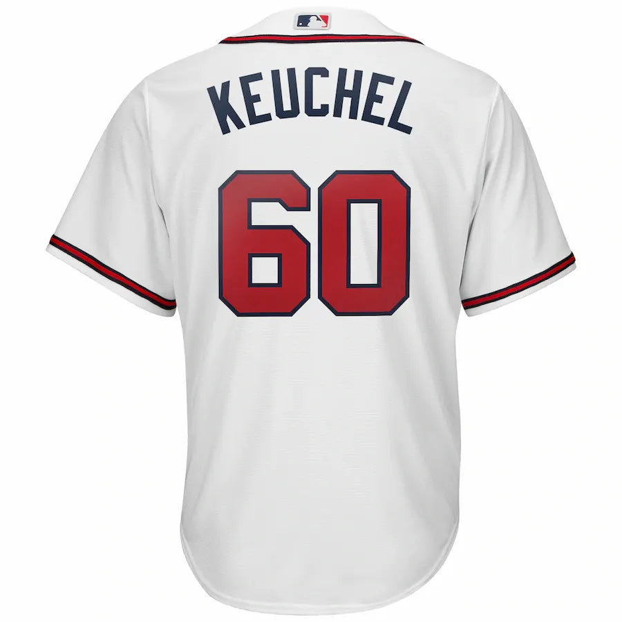 Keuchel Braves White Jersey - Hình 3