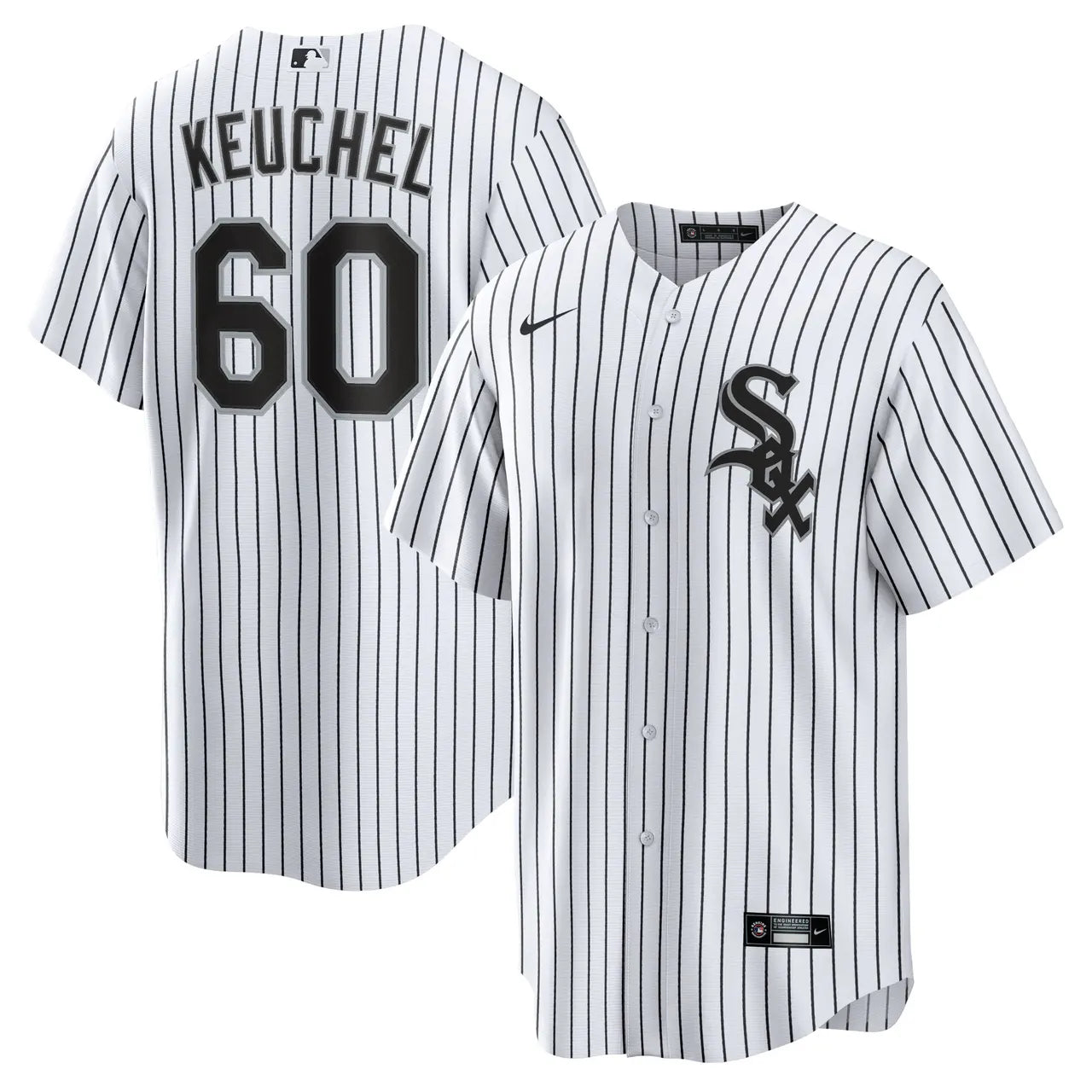 Keuchel White Sox Pinstripe Jersey