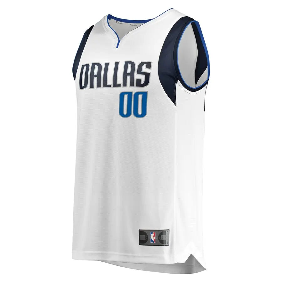 fanatics Mavericks White Custom Jersey - Hình 2